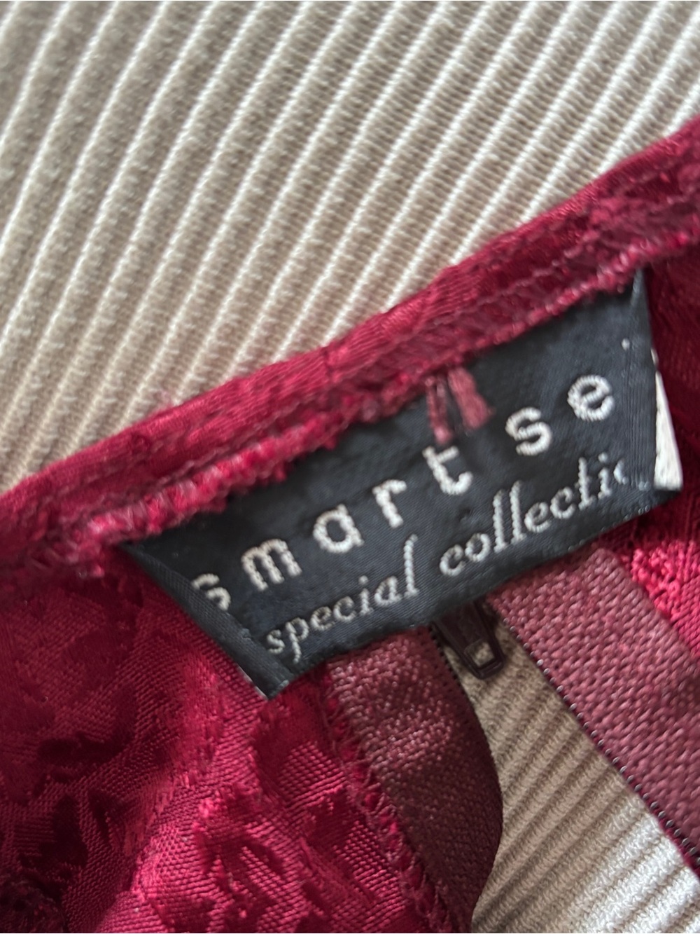 90s Smart Set Vintage Lace-Up Corset Crop Top - Picture 5 of 5